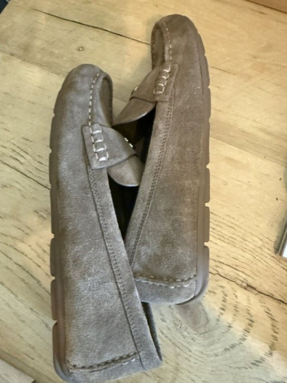 Coach Sculpted C Suede Driver Loafers - Womens Size 8.5 - Picture 3 of 4